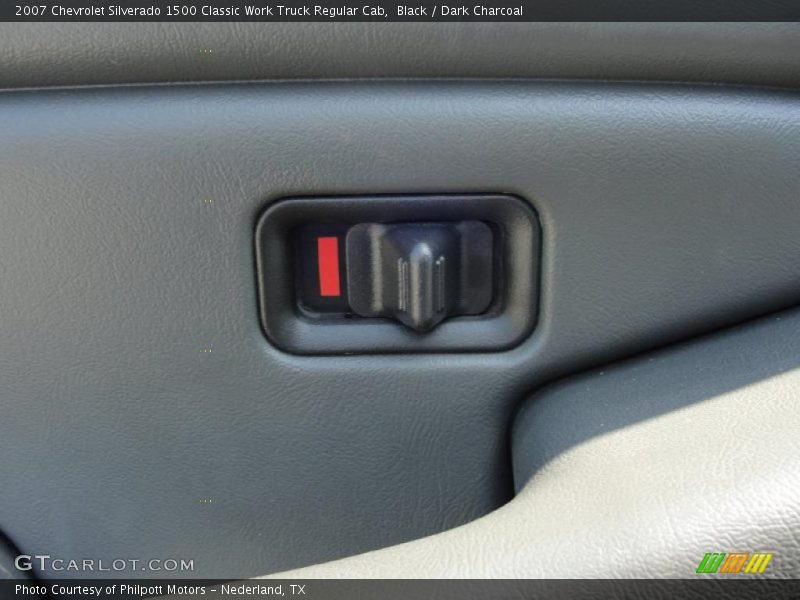 Black / Dark Charcoal 2007 Chevrolet Silverado 1500 Classic Work Truck Regular Cab
