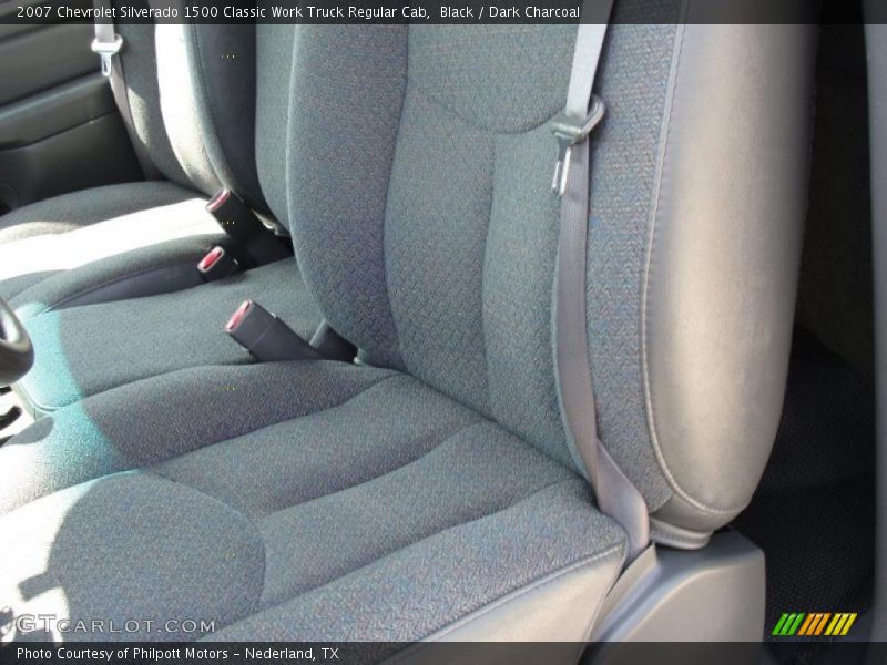 Black / Dark Charcoal 2007 Chevrolet Silverado 1500 Classic Work Truck Regular Cab