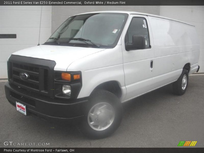 Oxford White / Medium Flint 2011 Ford E Series Van E250 Extended Commercial