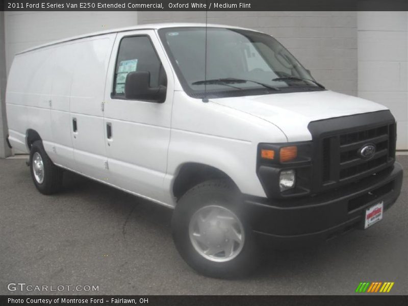 Oxford White / Medium Flint 2011 Ford E Series Van E250 Extended Commercial