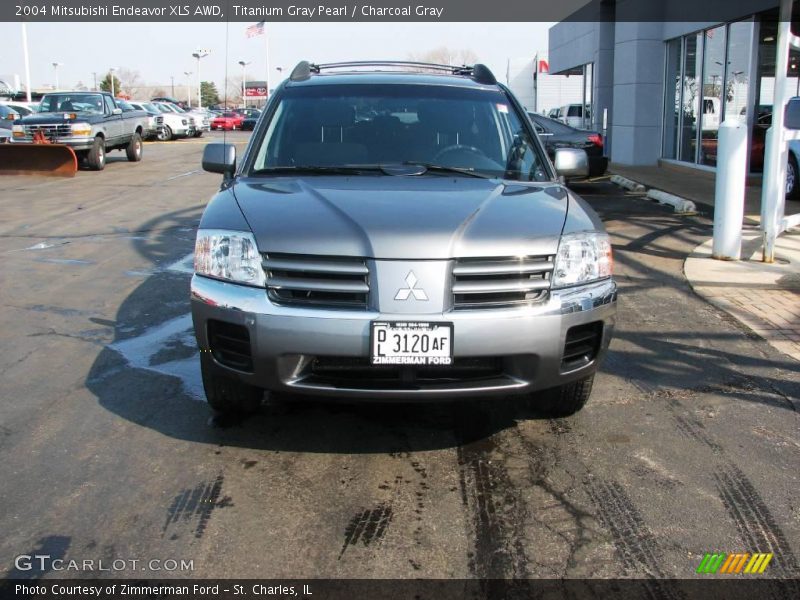 Titanium Gray Pearl / Charcoal Gray 2004 Mitsubishi Endeavor XLS AWD