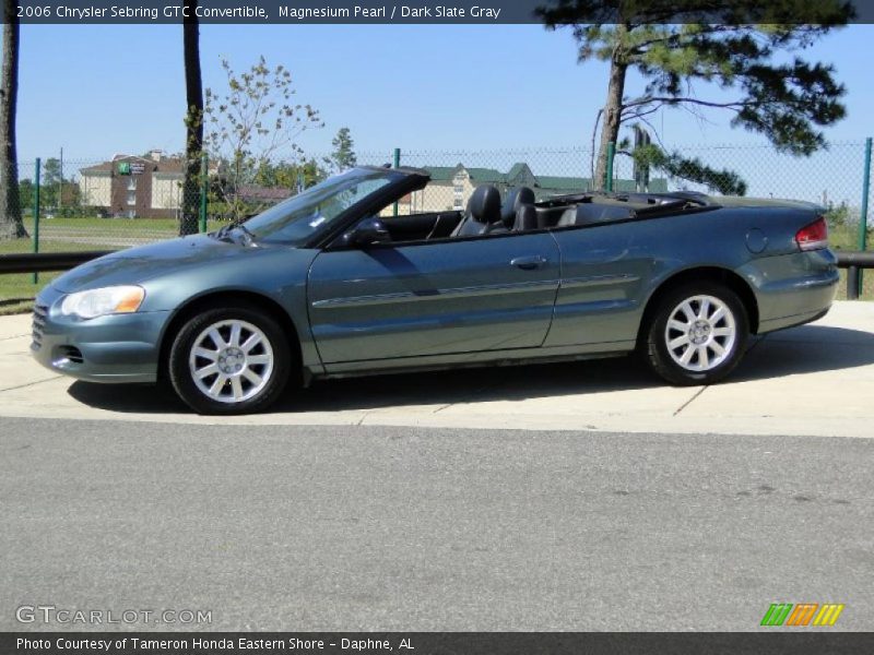Magnesium Pearl / Dark Slate Gray 2006 Chrysler Sebring GTC Convertible