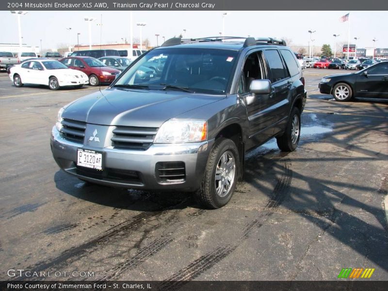 Titanium Gray Pearl / Charcoal Gray 2004 Mitsubishi Endeavor XLS AWD