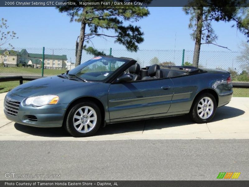 Magnesium Pearl / Dark Slate Gray 2006 Chrysler Sebring GTC Convertible