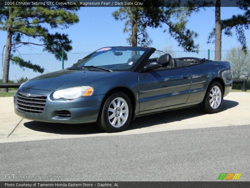 Magnesium Pearl / Dark Slate Gray 2006 Chrysler Sebring GTC Convertible