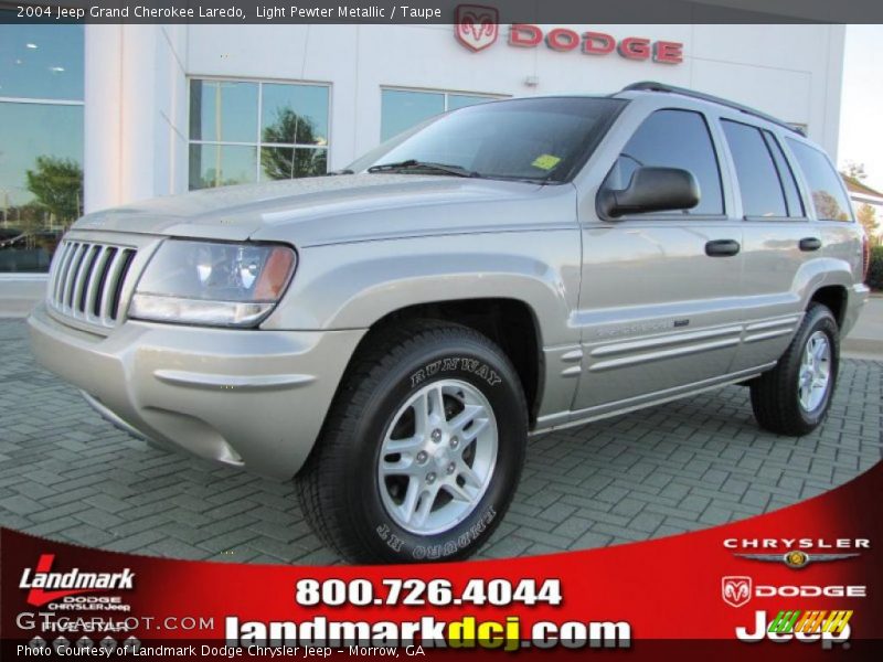 Light Pewter Metallic / Taupe 2004 Jeep Grand Cherokee Laredo