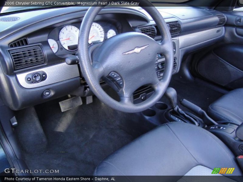 Magnesium Pearl / Dark Slate Gray 2006 Chrysler Sebring GTC Convertible