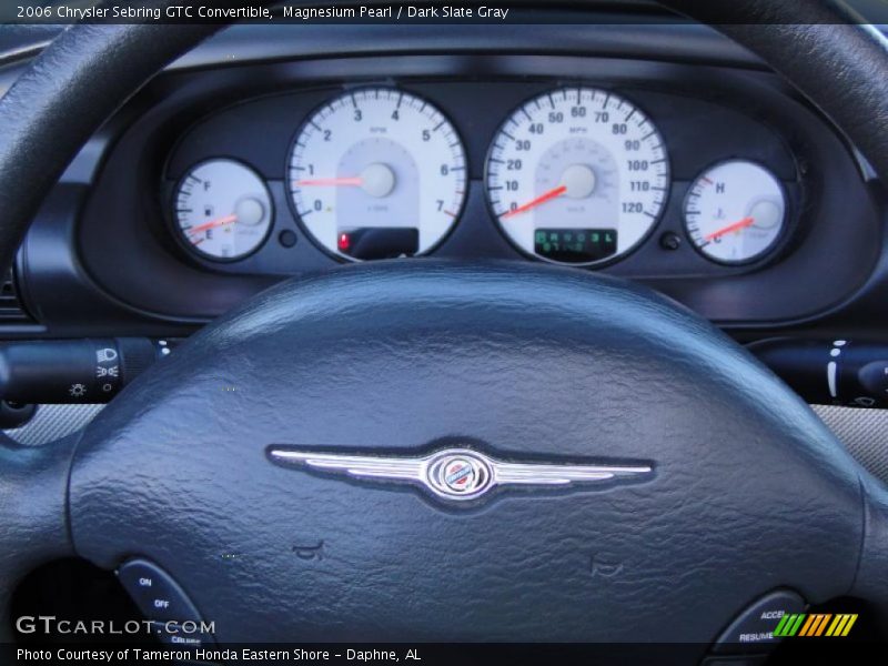 Magnesium Pearl / Dark Slate Gray 2006 Chrysler Sebring GTC Convertible