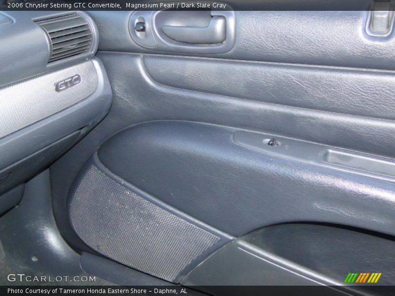 Magnesium Pearl / Dark Slate Gray 2006 Chrysler Sebring GTC Convertible