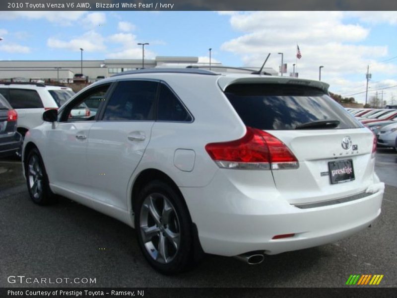 Blizzard White Pearl / Ivory 2010 Toyota Venza V6 AWD