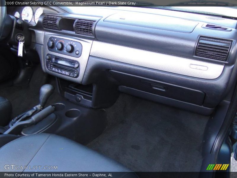 Magnesium Pearl / Dark Slate Gray 2006 Chrysler Sebring GTC Convertible