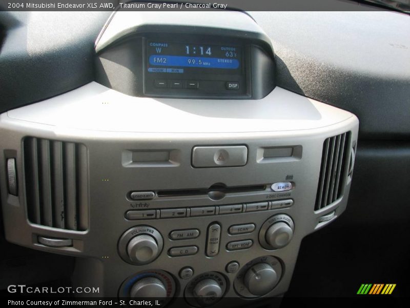 Titanium Gray Pearl / Charcoal Gray 2004 Mitsubishi Endeavor XLS AWD