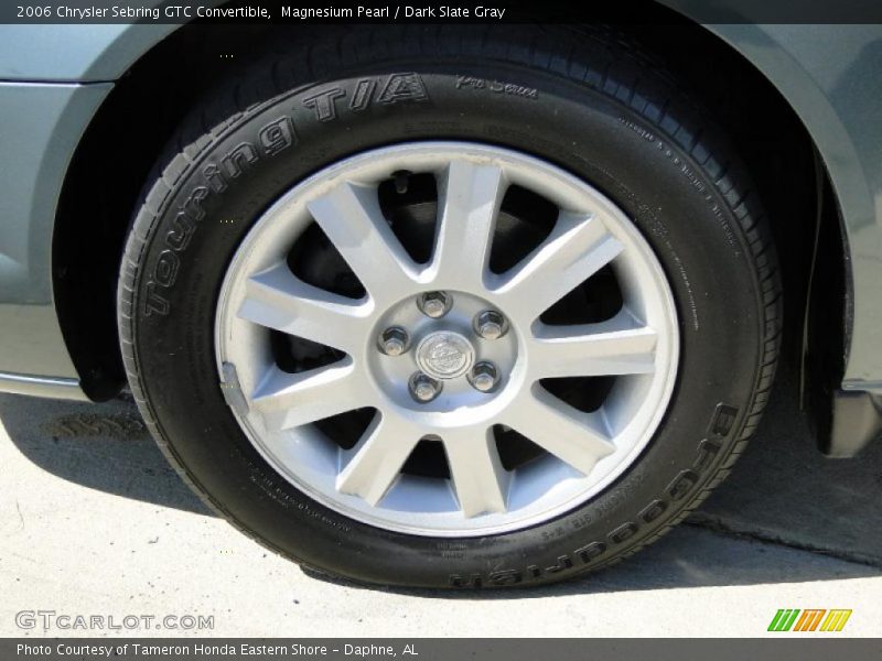 Magnesium Pearl / Dark Slate Gray 2006 Chrysler Sebring GTC Convertible