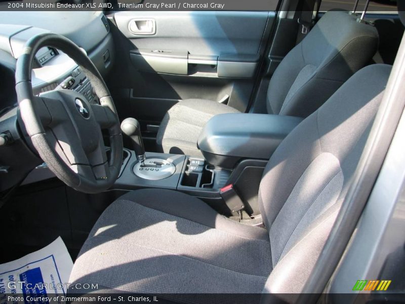 Titanium Gray Pearl / Charcoal Gray 2004 Mitsubishi Endeavor XLS AWD