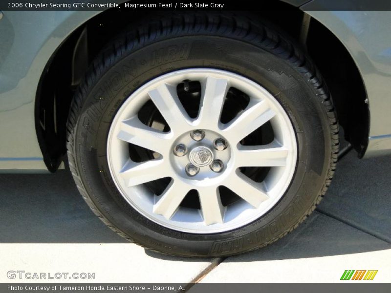 Magnesium Pearl / Dark Slate Gray 2006 Chrysler Sebring GTC Convertible