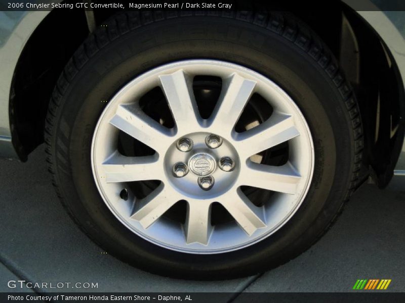 Magnesium Pearl / Dark Slate Gray 2006 Chrysler Sebring GTC Convertible