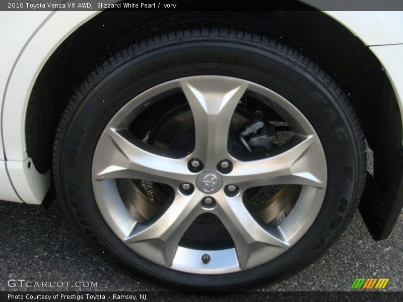 Blizzard White Pearl / Ivory 2010 Toyota Venza V6 AWD
