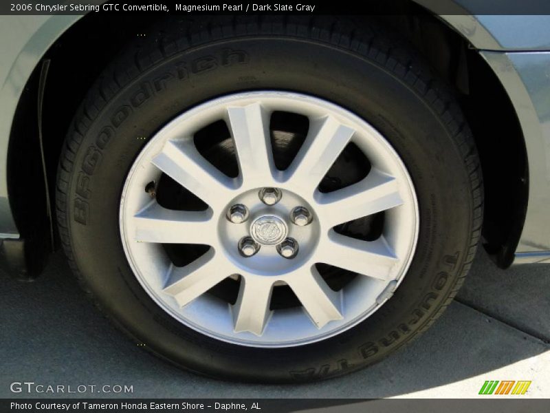 Magnesium Pearl / Dark Slate Gray 2006 Chrysler Sebring GTC Convertible