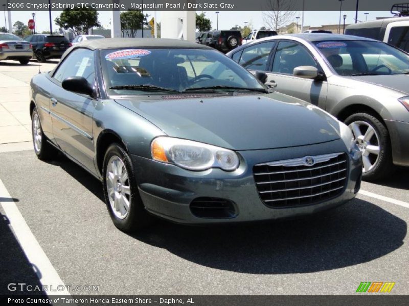 Magnesium Pearl / Dark Slate Gray 2006 Chrysler Sebring GTC Convertible