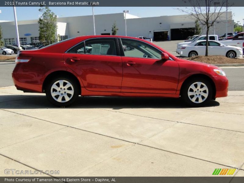Barcelona Red Metallic / Ash 2011 Toyota Camry LE