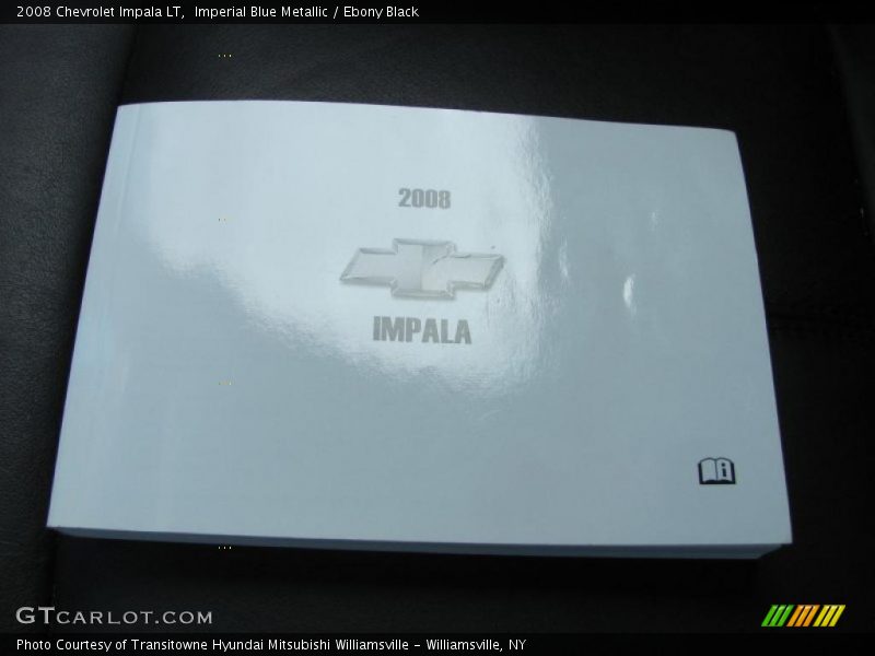 Imperial Blue Metallic / Ebony Black 2008 Chevrolet Impala LT