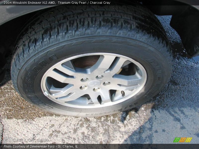 Titanium Gray Pearl / Charcoal Gray 2004 Mitsubishi Endeavor XLS AWD