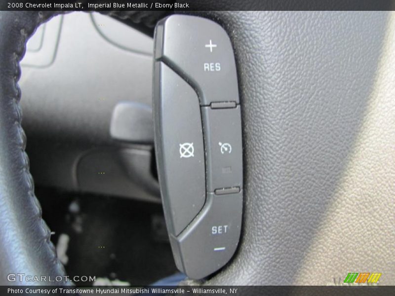Imperial Blue Metallic / Ebony Black 2008 Chevrolet Impala LT