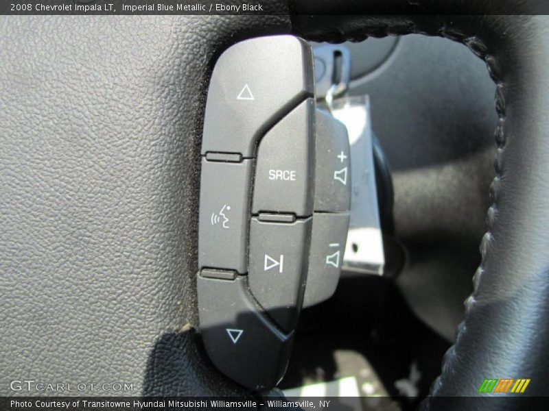 Imperial Blue Metallic / Ebony Black 2008 Chevrolet Impala LT