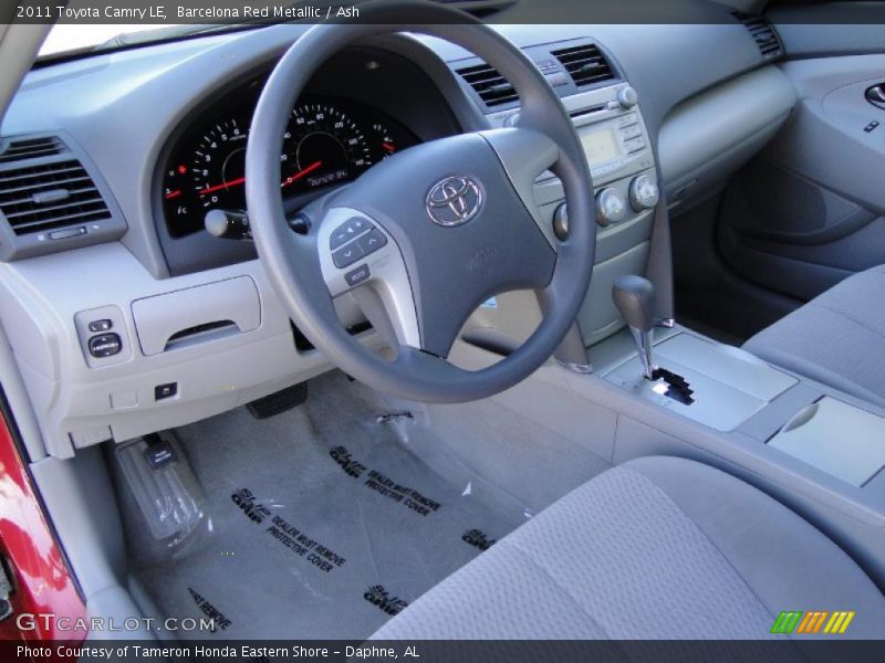 Barcelona Red Metallic / Ash 2011 Toyota Camry LE