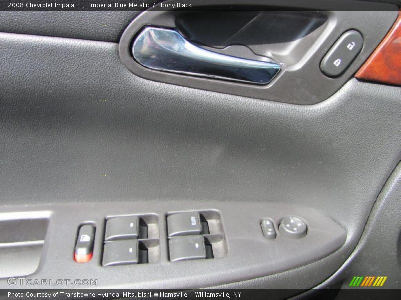 Imperial Blue Metallic / Ebony Black 2008 Chevrolet Impala LT