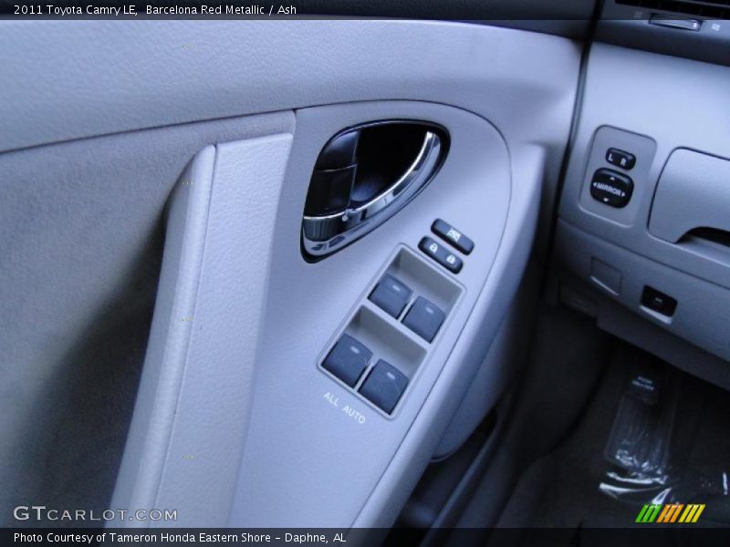 Barcelona Red Metallic / Ash 2011 Toyota Camry LE