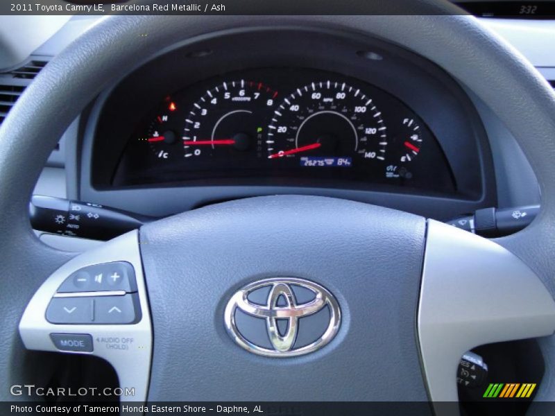 Barcelona Red Metallic / Ash 2011 Toyota Camry LE