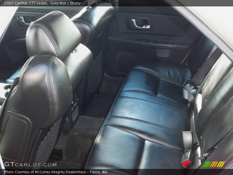 Gold Mist / Ebony 2007 Cadillac CTS Sedan