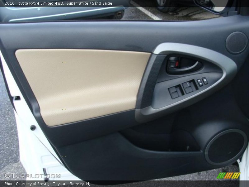Super White / Sand Beige 2010 Toyota RAV4 Limited 4WD