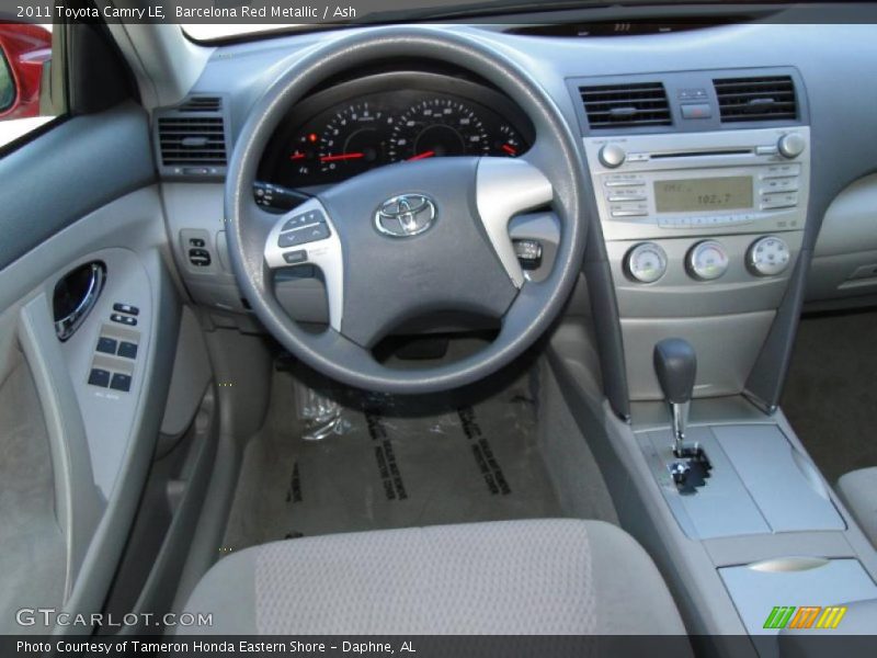 Barcelona Red Metallic / Ash 2011 Toyota Camry LE