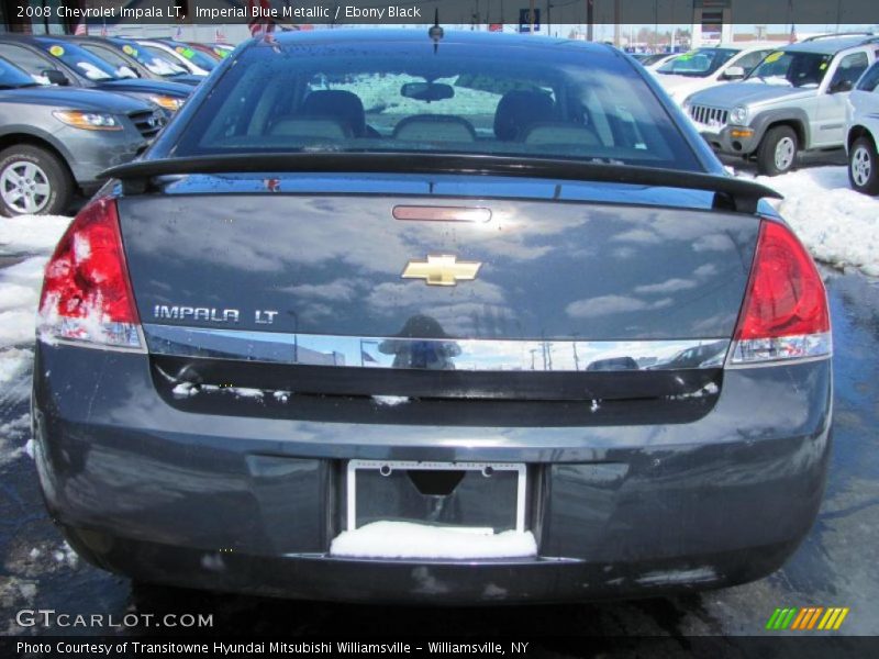 Imperial Blue Metallic / Ebony Black 2008 Chevrolet Impala LT