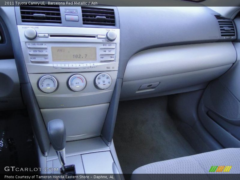 Barcelona Red Metallic / Ash 2011 Toyota Camry LE