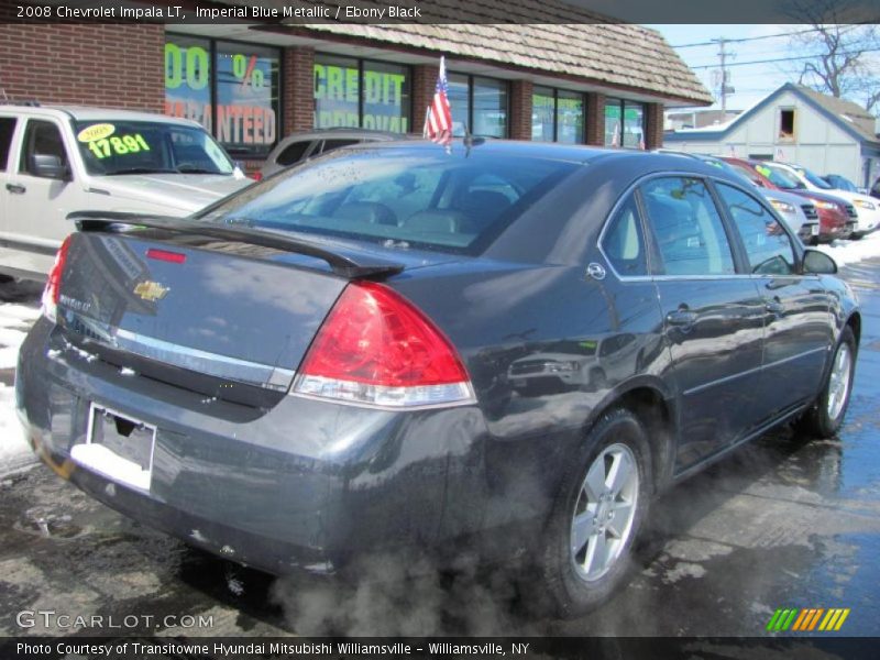 Imperial Blue Metallic / Ebony Black 2008 Chevrolet Impala LT