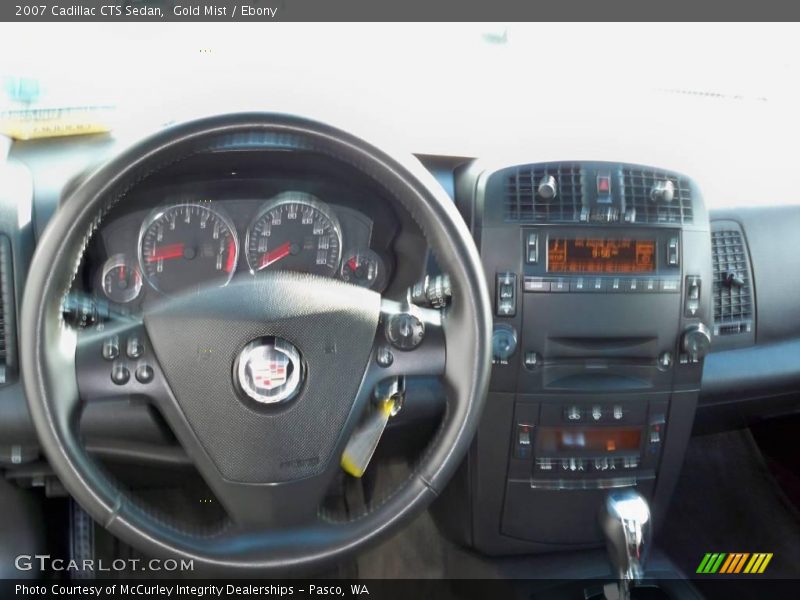 Gold Mist / Ebony 2007 Cadillac CTS Sedan