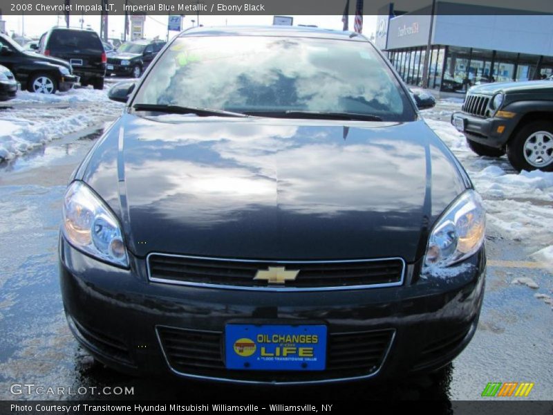 Imperial Blue Metallic / Ebony Black 2008 Chevrolet Impala LT