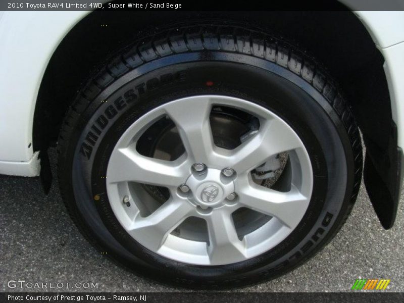 Super White / Sand Beige 2010 Toyota RAV4 Limited 4WD