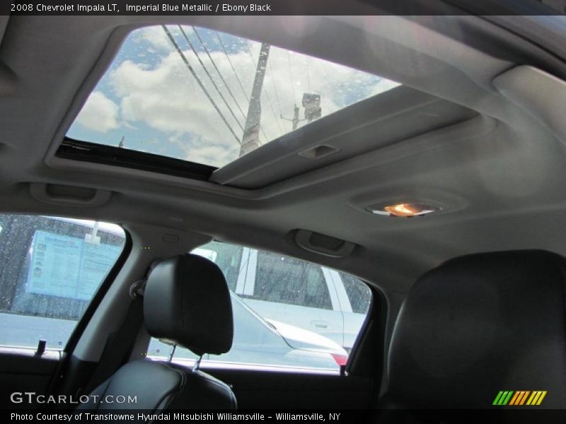 Imperial Blue Metallic / Ebony Black 2008 Chevrolet Impala LT