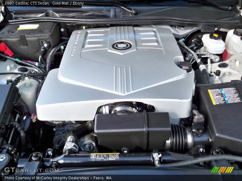 Gold Mist / Ebony 2007 Cadillac CTS Sedan