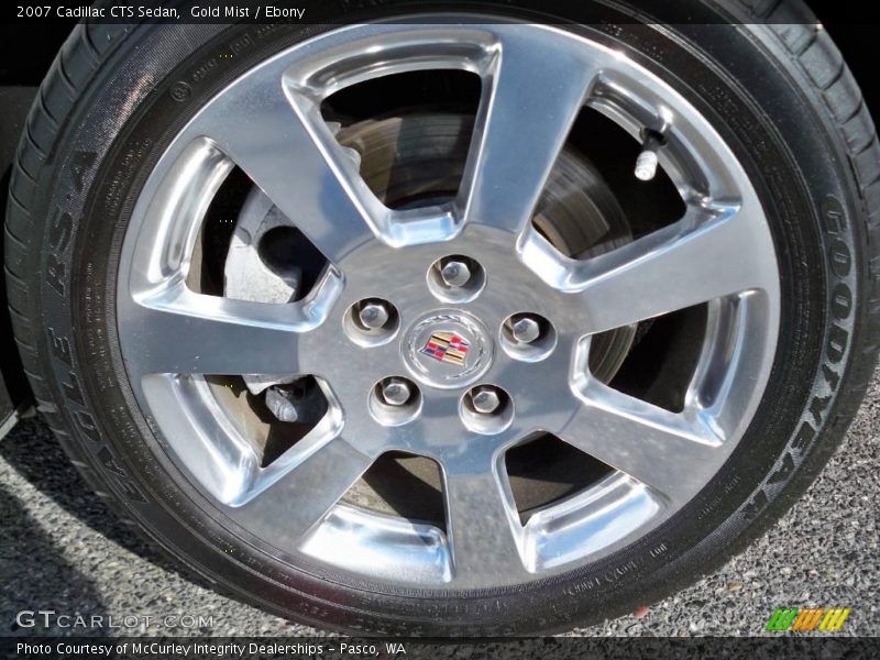 Gold Mist / Ebony 2007 Cadillac CTS Sedan