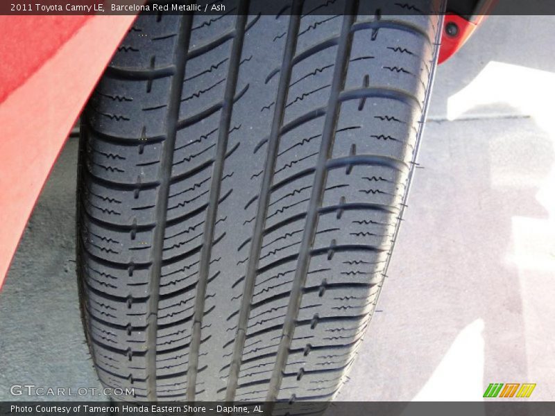 Barcelona Red Metallic / Ash 2011 Toyota Camry LE