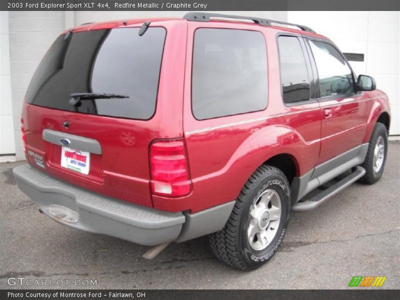 Redfire Metallic / Graphite Grey 2003 Ford Explorer Sport XLT 4x4
