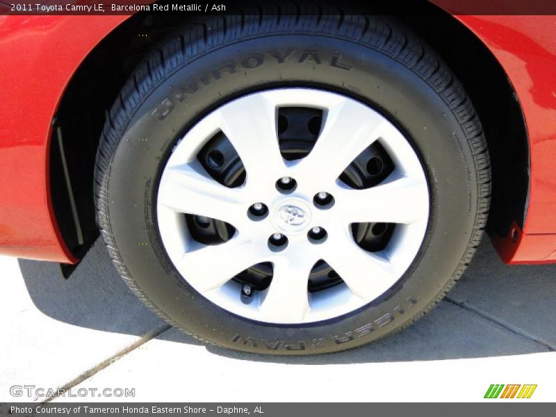 Barcelona Red Metallic / Ash 2011 Toyota Camry LE