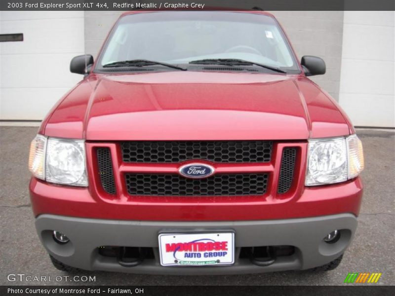 Redfire Metallic / Graphite Grey 2003 Ford Explorer Sport XLT 4x4