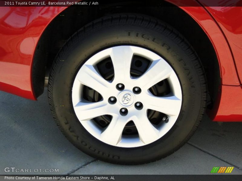 Barcelona Red Metallic / Ash 2011 Toyota Camry LE
