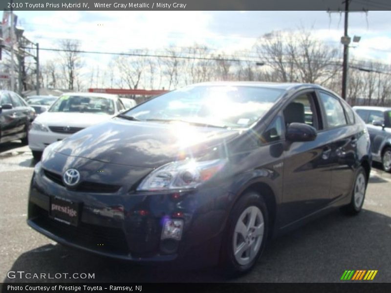 Winter Gray Metallic / Misty Gray 2010 Toyota Prius Hybrid IV